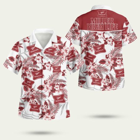 Miller High Life Hawaiian Shirt