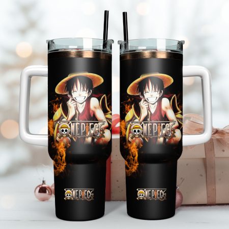One Piece Anime  Custom Quencher 30oz or 40oz Stainless Steel Tumbler With Handle HG With Handle