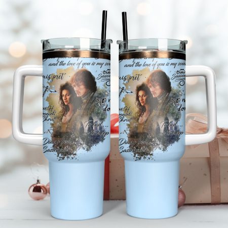 Outlander Movie Custom  Quencher 40oz Stainless Steel Tumbler HG