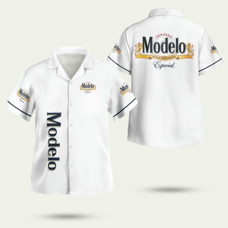 Modelo Special White Hawaiian Shirt