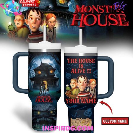 Monster House Custom  30oz 40 oz Tumbler With Handle HG Cup
