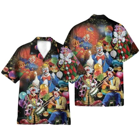 More Clown Less Frownin Hawaiian Shirt