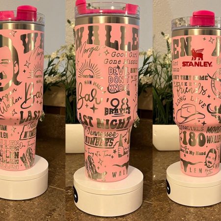 Morgan Wallen Music Custom Stanley Quencher 30oz or 40oz Engraved  Stainless Steel Tumbler With Handle NNA
