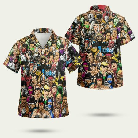 Mortal Kombat Character Hawaiian Shirt