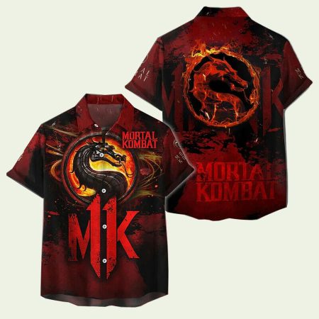 Mortal Kombat Halloween Hawaiian Shirt