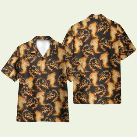 Mortal Kombat Mens Hawaiian Shirt
