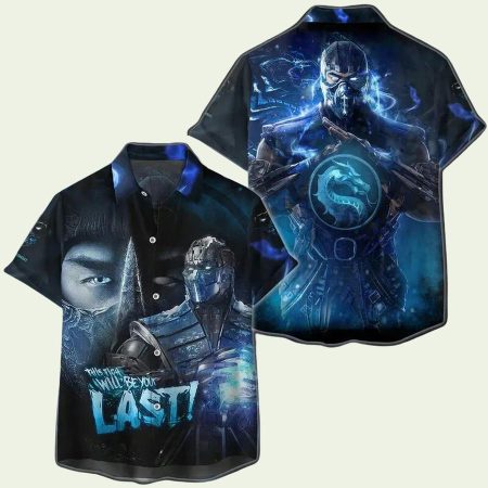 Mortal Kombat Sub Zero Halloween Hawaiian Shirt