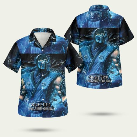 Mortal Kom Subzero Hawaiian Shirt