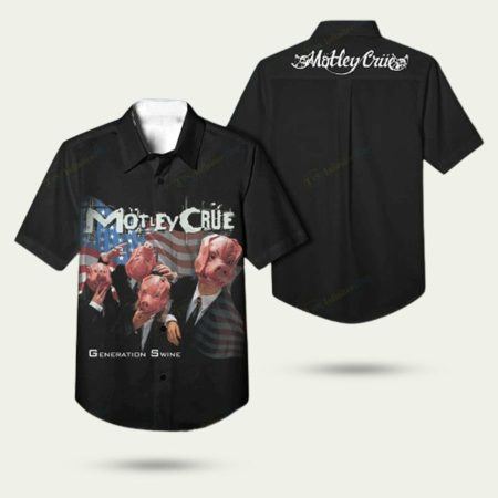 Motley Crue Generation Swine Hawaiian Shirt