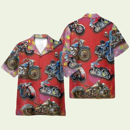 Motobike Hawaiian Shirt