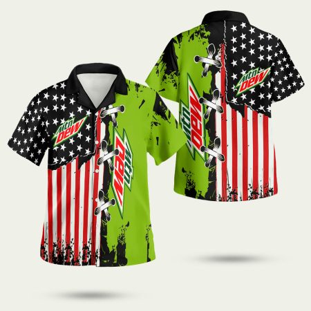 Moutain Dew Flag Hawaiian Shirt