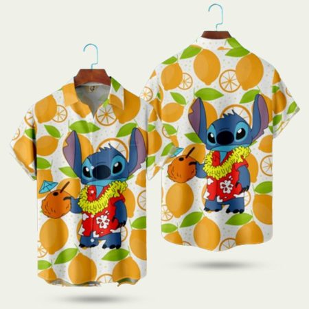 Movies Lilo And Stitch Lemon Pattern Hawaiian Shirt