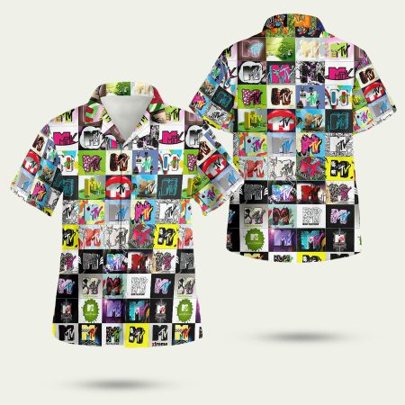 MTV Logo Hawaiian Shirt
