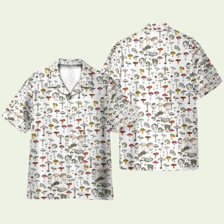 Mushroom Hawaiian Shirt
