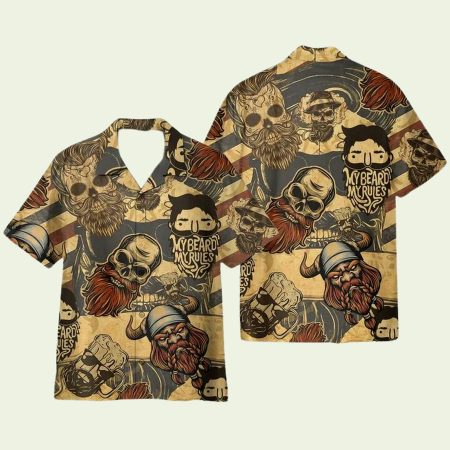 My Beard My Rules Hawaiian Shirt