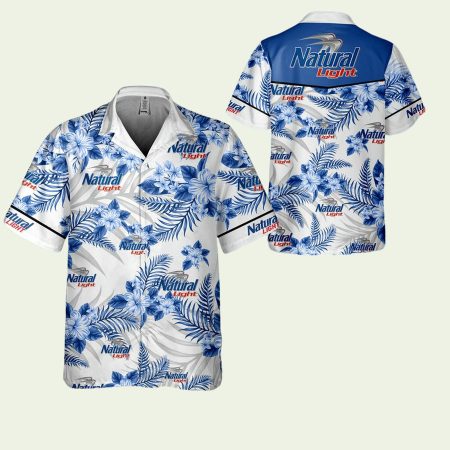 Natural Light Tropical Hawaiian Shirt