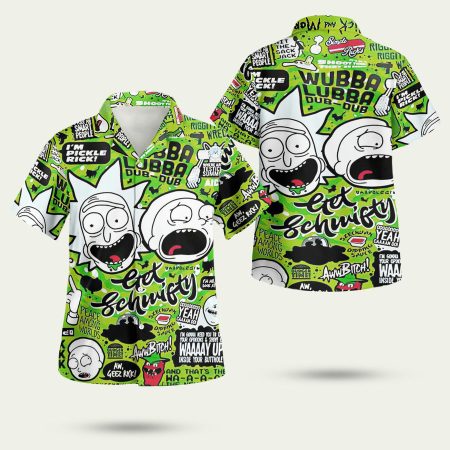 Rick and Morty Get Schwifty Hawaiian Shirt