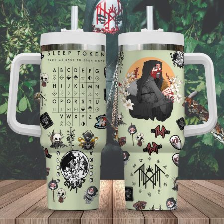 Slep Token Green Body Tumbler 30oz or 40 Oz Tumbler Tumbler Gift L3N