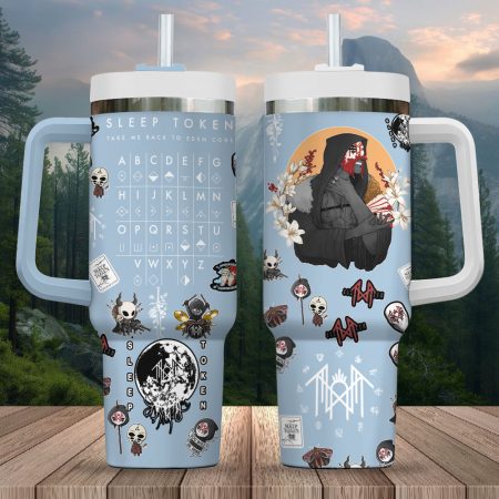 Slep Token Blue Body – White Text Tumbler 30oz or 40 Oz Tumbler Tumbler Gift L3N
