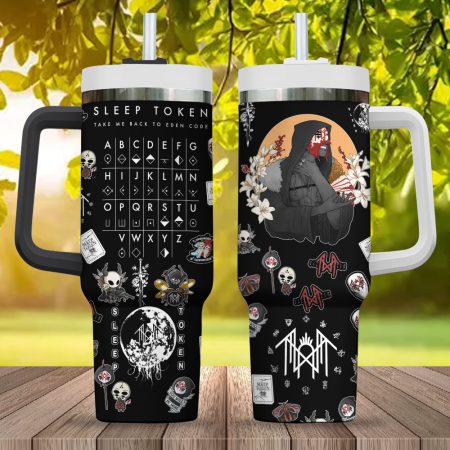 Slep Token Black Body Tumbler 30oz or 40 Oz Tumbler Tumbler Gift L3N