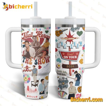 Niall Horan Welcome To The Show Live On Tour 2024 30oz or 40oz Stainless Tumbler With Handle NVA