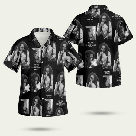 Nice time Bob Marley and The Wailer Hawaiian Shirt