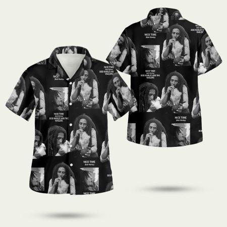 Nice time Bob Marley and The Wailer Hawaiian Shirt