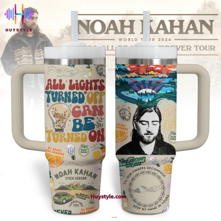 Noah Kahan Stick Season Summer Camp 2024 Quencher 30oz or 40oz Stainless Steel Tumbler With Handle NVA