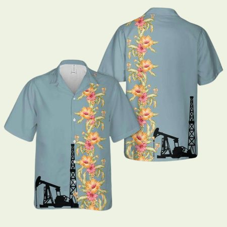 Oil Field Hawaiian Shirt