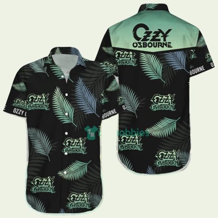 Ozzy Osbourne Palm Leaves Hawaiian Shirt