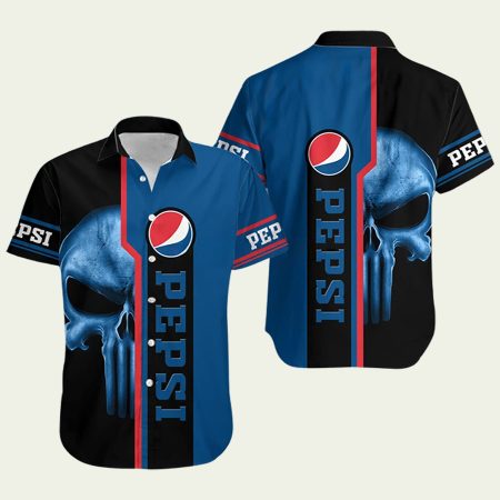 Pepsi Punisher Skull Halloween Hawaiian Shirt