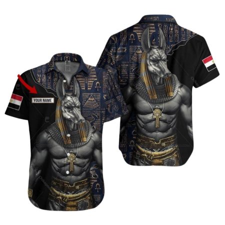Personalized Ancient Egypt Anubis God Hawaiian Shirt