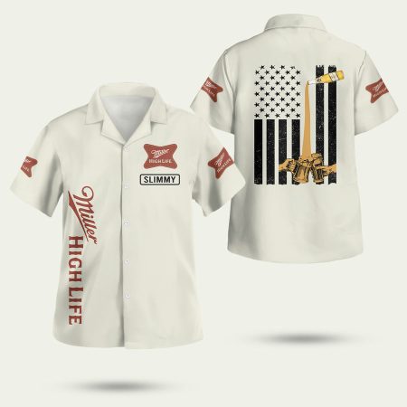 Personalized Basic Printed Miller High Life Hawaiian Shirt Shirt