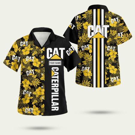 Personalized Caterpillar Name Hawaiian Shirt Shirt