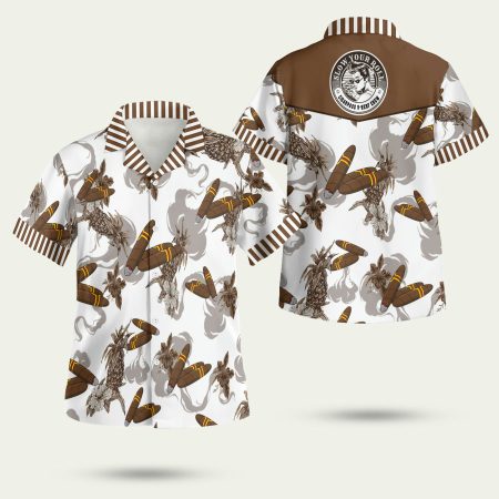 Personalized Cigar Hawaiian Shirt Shirt