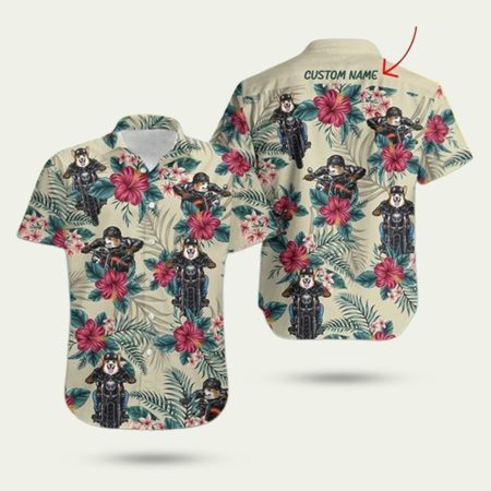 Corgi Ride Motorcycle Hawaiian Shirt