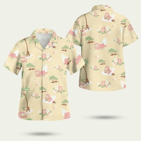 Slowbro Pokemon Hawaiian Shirt