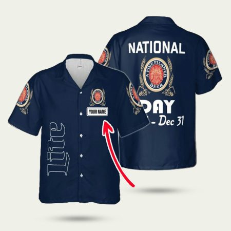 Personalized Miller Lite Aficionados Hawaiian Shirt