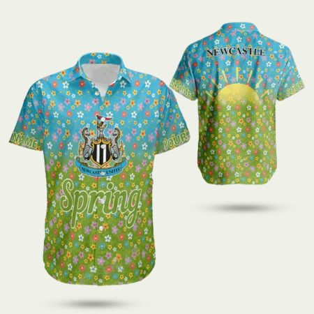 Newcastle United Logo Hawaiian Shirt