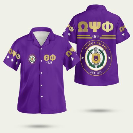 Personalized Omega Psi Phi Hawaiian Shirt Shirt