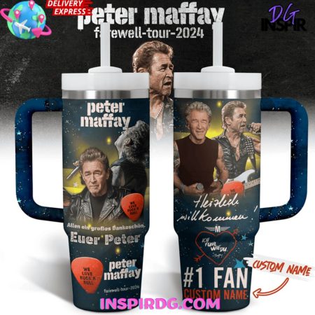 Peter Maffay Farewell Tour Limited Edition 30oz or 40oz Stainless Tumbler With Handle NVA