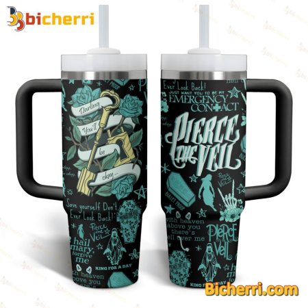 Pierce The Veil Darling You’ll Be Okay 30oz or 40oz Stainless Tumbler With Handle HG