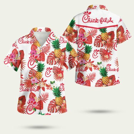 Pineapple chick fil A Hawaiian Shirt