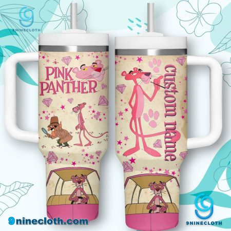 Pink Panther Personalized 40oz Tumbler With Handle HG