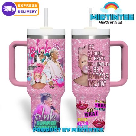 Pink Summer Carnival So What  30oz or 40oz Tumbler With Handle HG