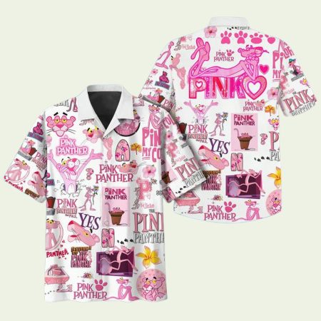 Pink Panther Cartoon Movies Hawaiian Shirt
