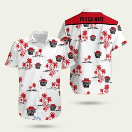 Pizza hut tropical hawaiian shirt