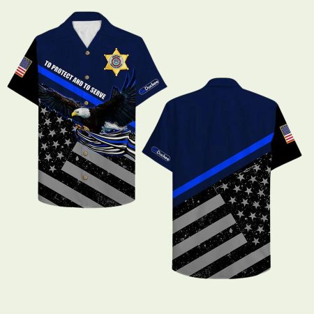 Police Hawaiian Shirt