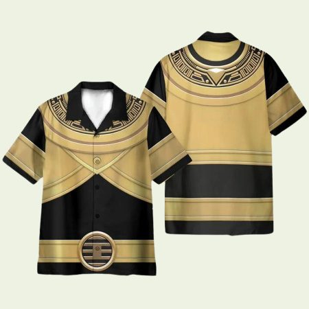 Power Rangers Zeo The Power Of Gold Movie Cosplay Hawaiian Shirt