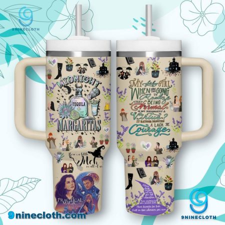 Practical Magic Midnight Margaritas 40oz Tumbler With Handle HG